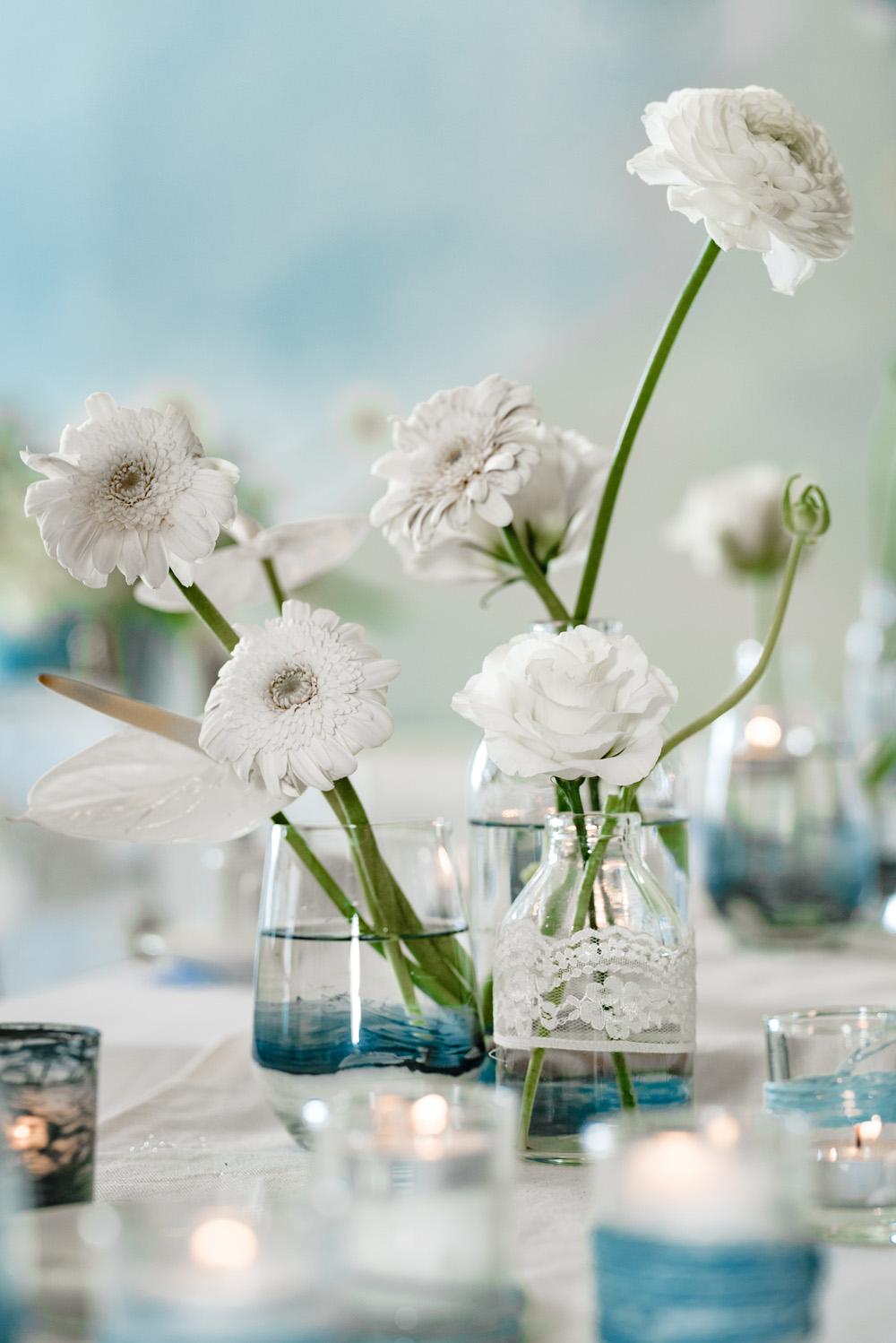 Dusty Blue Tea Ceremony - La-Elegance