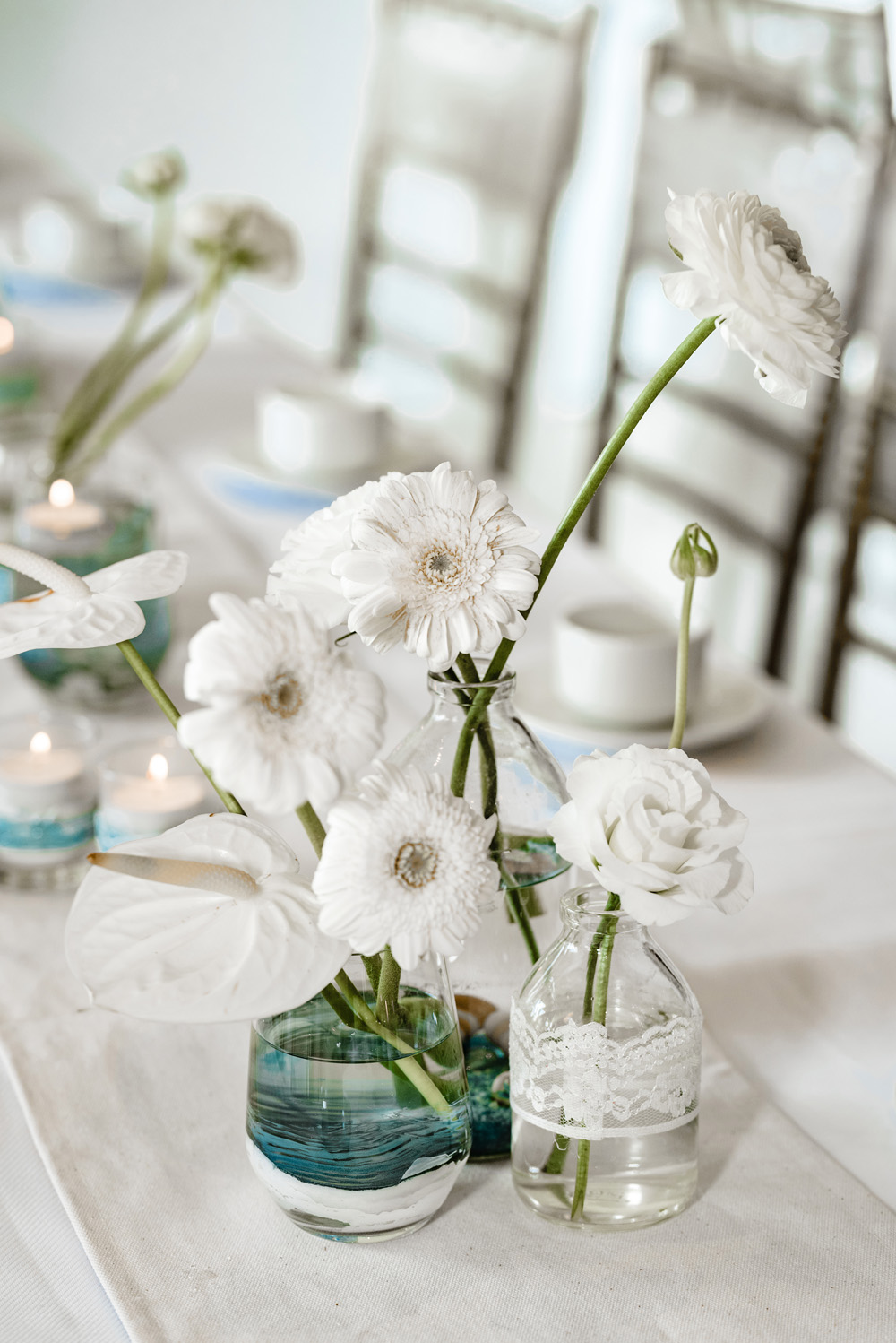 Dusty Blue Tea Ceremony - La-Elegance